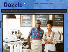 Tablet Screenshot of dazzle.co.za
